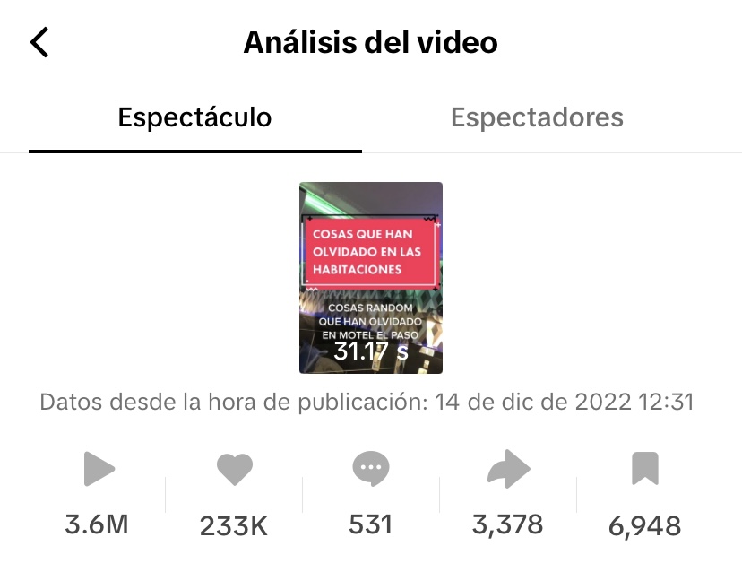 Viral en tiktok